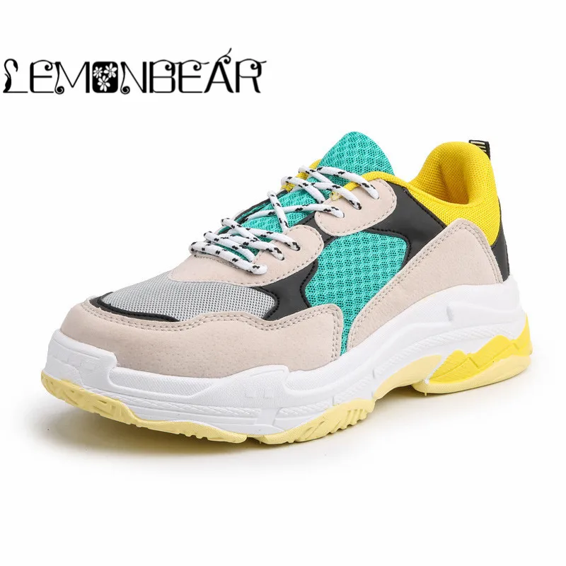 

New 2018 Autumn fashion women casual shoes Suede leather platform shoes women sneakers Ladies white Trainers chaussure femme