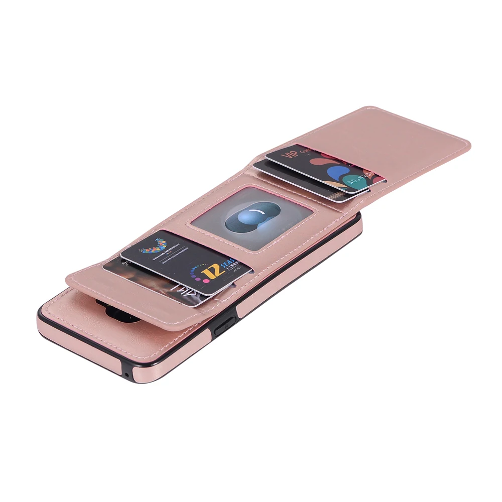 Кожаный чехол для телефона с держатель для карт для samsung Galaxy S8 S9 S10 плюс S10E задняя крышка для S7 S7Edge S 8 10 9 Ретро Чехол