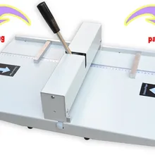 Ручной бумажный кризер И Перфоратор 2 в 1, биговка и перфорация машина двойные функции 340 мм