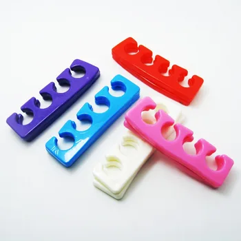 

Silicone Toe Separator/Finger Spacer For Nail art Nail Tools Flexible Soft Silica Colorful Toe Separators 1pair/pack