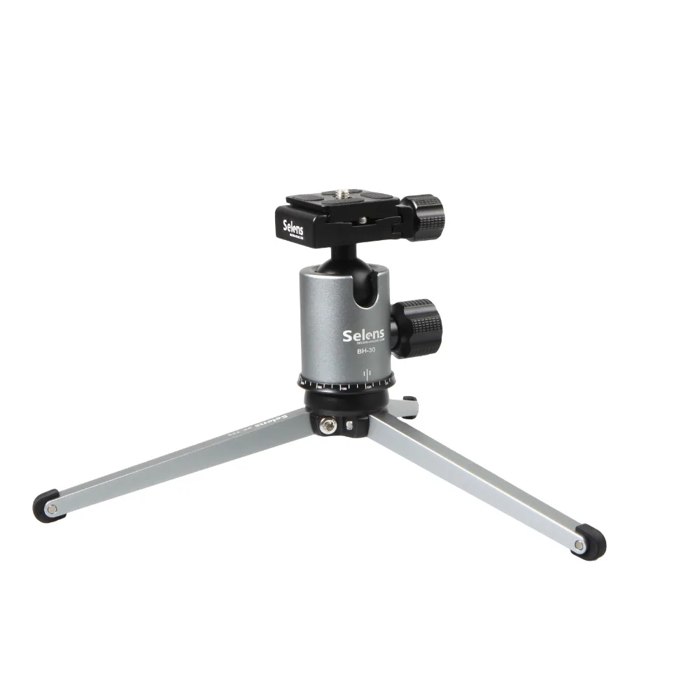 Compact Travel Aluminum Mini Table Tripod Stand with Ball Head Mount Ad