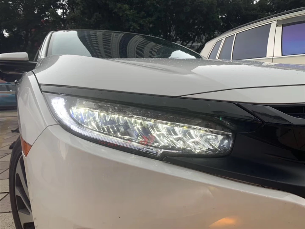 Стайлинга автомобилей головной светильник для Honda Civic 10th 2016 2017 2018 HID светодиодный s