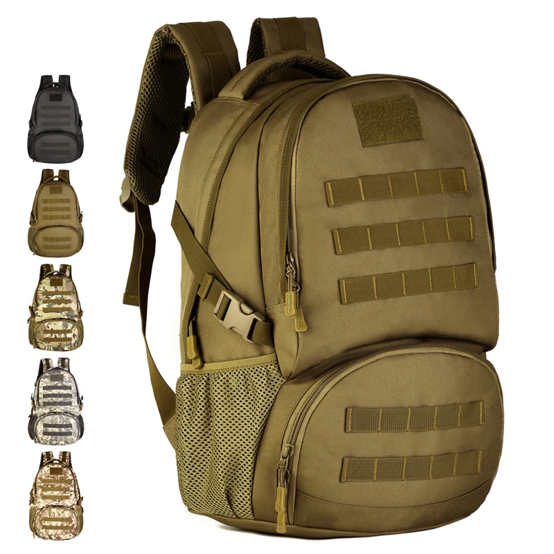 

Multifunctional Outdoors Rucksacks Men's Tactics Backpack Rucksack Soft Solid Nylon Travel Bags Military Army Backpack S432