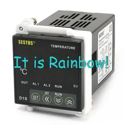 

Free Shipping DC/AC 12-24V -50-1700C Digital Temp Temperature Controller 2 Relays Control