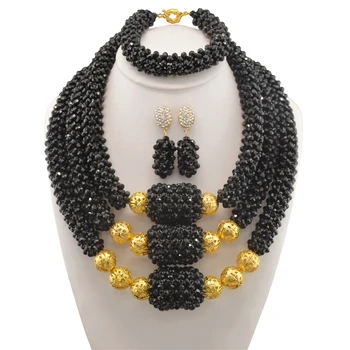 

New Bridal Jewelry Sets Wedding Necklace Earrings For Brides Party Accessories New Big Flowers Jewelry Set Women