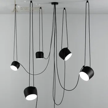 

Nordic Ceiling Lights Retro de arana Metal Iron ceiling lights for coffee shop Dining room Ceiling lights Vintage loft ceilings