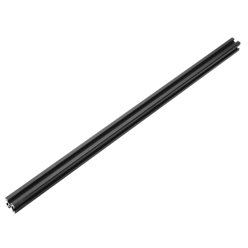 1 шт. Длина 600 мм черный анодированный 2020 T-слот Алюминиевые материалы экструзии рамки для ЧПУ
