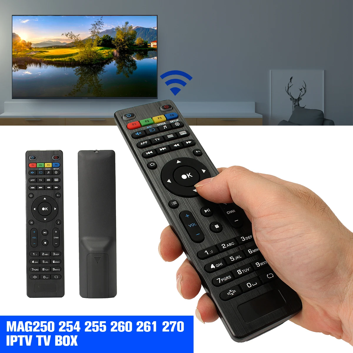 

Remote Control Replacement For Mag 250 254 255 260 261 270 IPTV TV Set Top Box High Quality Remote Control Controller