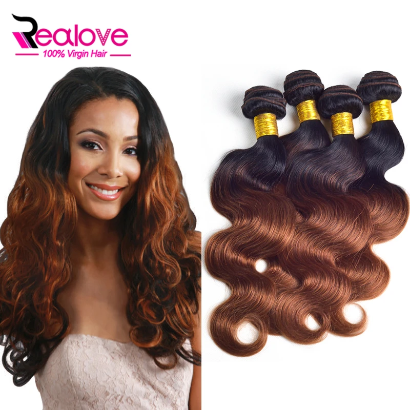 Ombre Brazilian Hair Weave Bundles T1b 33 Brazilian Body Wave 4