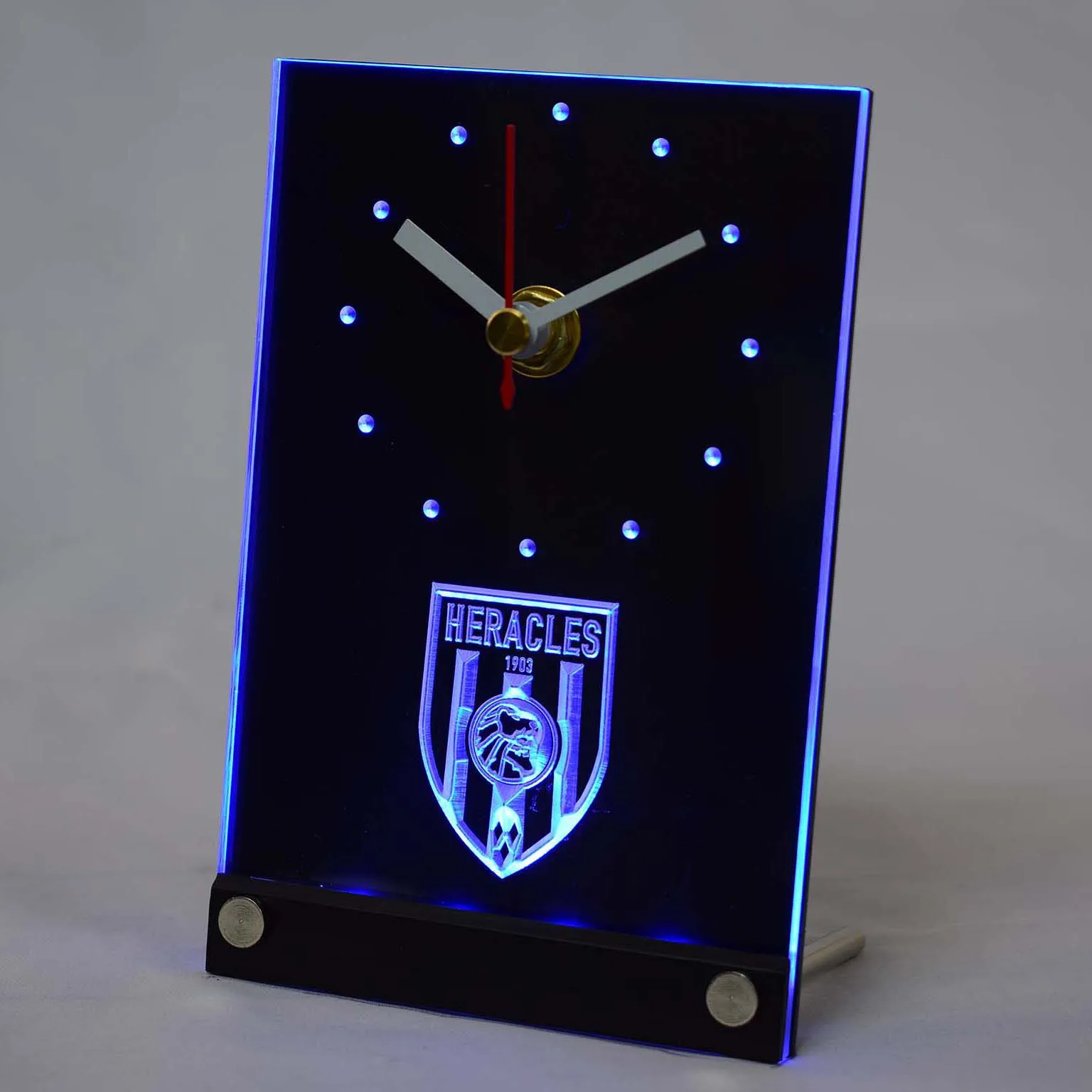 Tnc1012 SC Heracles Almelo 1903 Eredivisie 3D LED настольные часы | Дом и сад