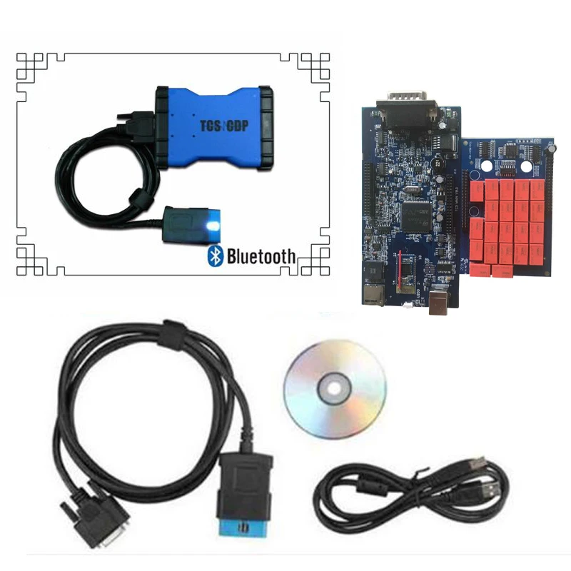 

VD TCS CDP PRO 2015.R3 with Keygen OBD OBD2 Diagnostic TCS Pro Bluetooth Cars and Trucks Diagnostic Scanner Tool.