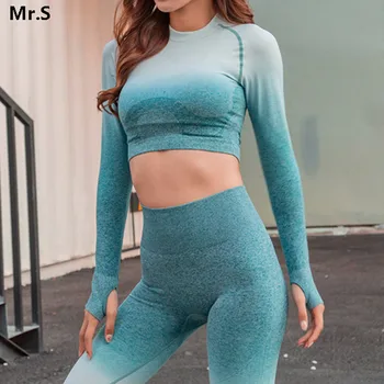 long crop top gym