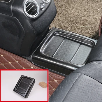 

For Mercedes Benz E Class W213 E200l 300l 2016 2017 304 Stainless Steel Interior Molding Rear Row Protection Cover Trim Car Part