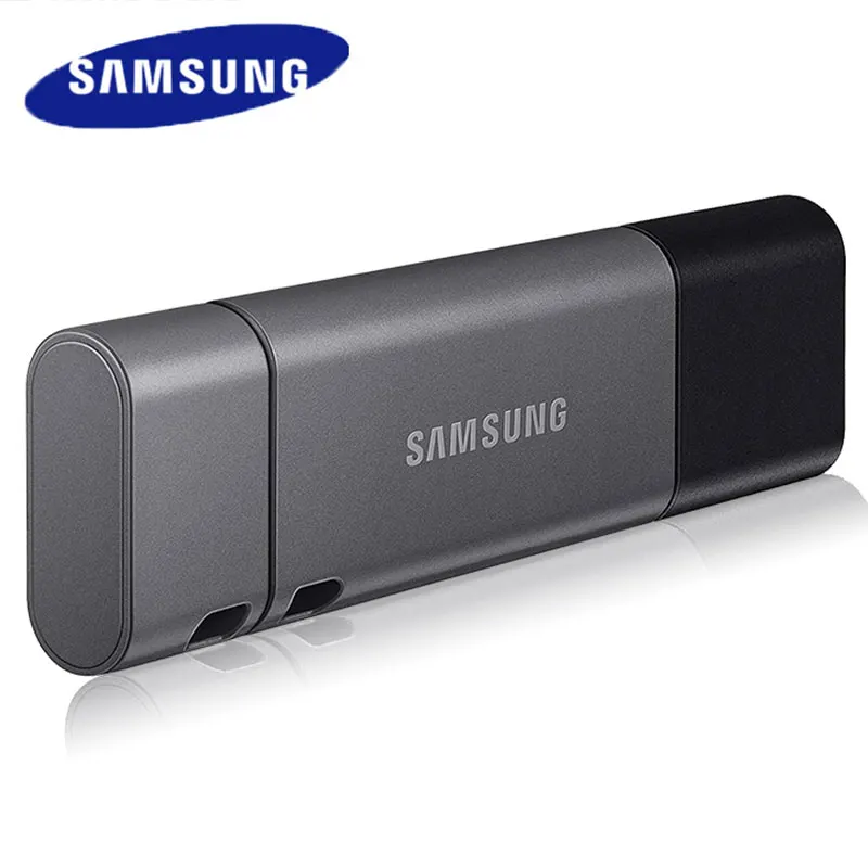 SAMSUNG DUO плюс USB 3,1 флеш-накопитель 32 Гб 64 Гб флэш-накопитель 128 ГБ флэш-памяти Memory Stick 256 Гб металлический ключ USB U диск 300 МБ/с. для Тип-C