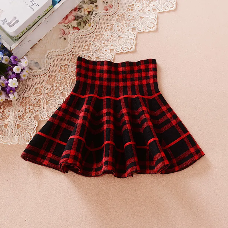 2018 Spring Summer Skirts For Girls Fashion School Girls Pleated Skirts