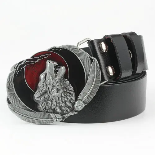 動物モチーフのレザーベルト アニマル柄ハラコレザーベルト 【メール便対応不可】 レディース