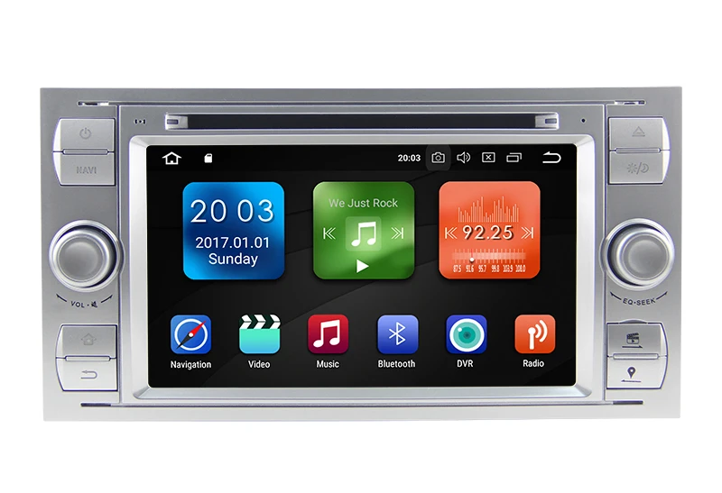 2 Din Car Multimedia Player Android 8.0 GPS Autoradio For Ford Transit 2004 to 2008 7 Inch HD Screen 4GB RAM Car DVD Player (1)