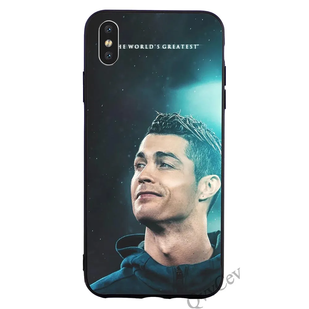 Colorful Football star Real Cristiano Ronaldo CR7 Phone Cover for iPhone X Case 6 6S XR Xs Max 8 Plus 7 5S 5 SE Cases Colorful Football star Real Cristiano Ronaldo CR7 Phone Cover for iPhone X Case 6 6S XR Xs Max 8 Plus 7 5S 5 SE Cases