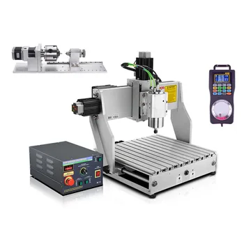 

CNC 3040 Router Milling Engraving Machine 3axis/4axis 2200W Water Cooling Carving Ball Screw Cutting Machine
