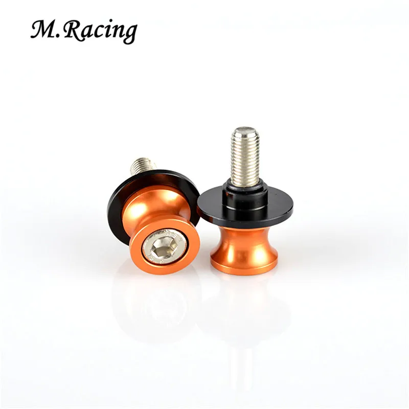Universal Motorcycle Swingarm Spools Slider M8 Stand Screws For GSR600