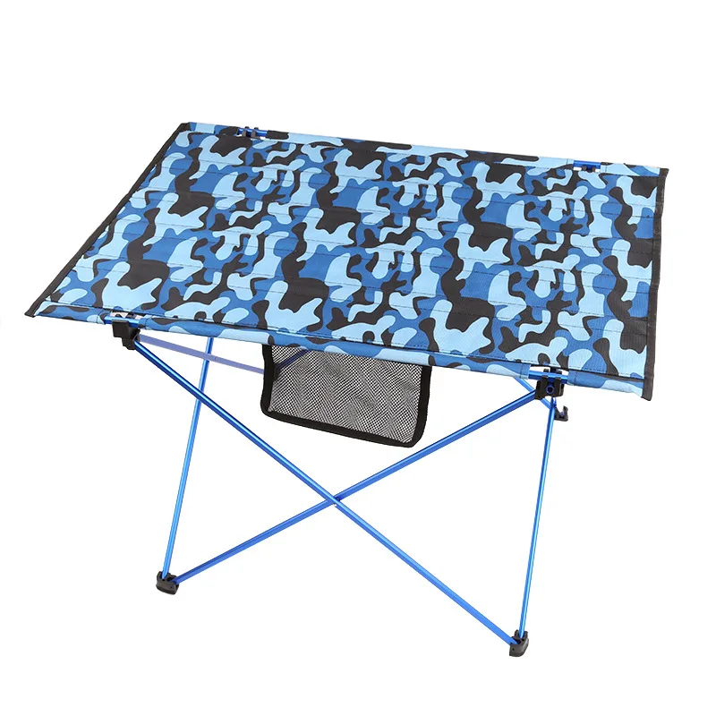Открытый складной портативный компактный стол для кемпинга путешествия Пешие прогулки складной стол уличные столы - Цвет: Dodger Blue