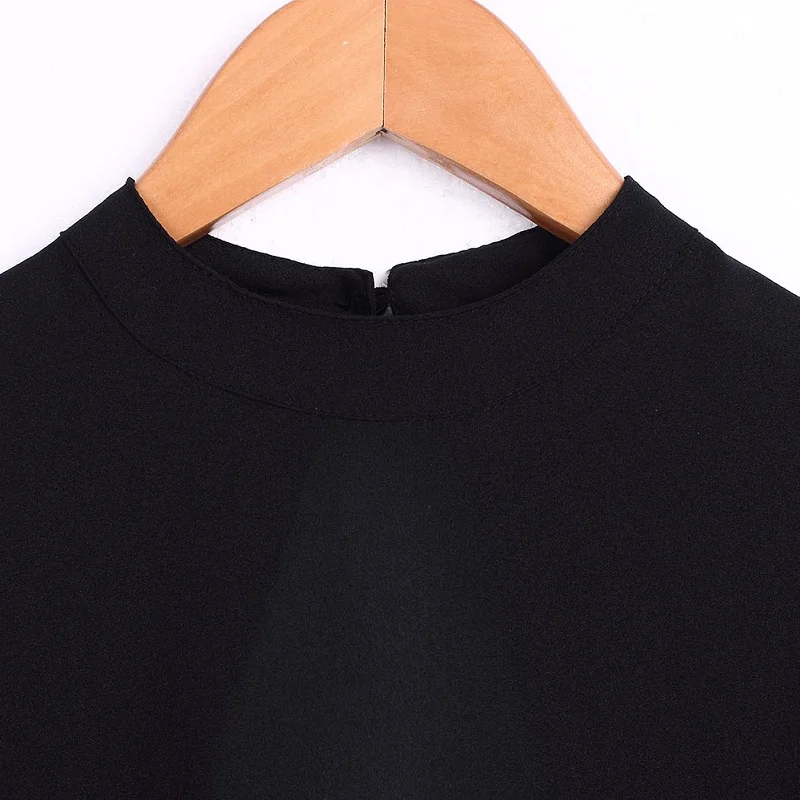 2019 new Sexy Women Blouse Fashion black Open Backless tops short Sleeve Shirt Women Summer Solid Color Clothes Drop shipping 2019 new Sexy Women Blouse Fashion black Open Backless tops short Sleeve Shirt Women Summer Solid Color Clothes Drop shipping