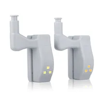 1/10 шт во внутренней универсальная светодиодная подсветка под шкаф дома Кухня Ночной светильник шкаф со стеклянными дверями внутреннего шарнирная лампа Сенсор светильник