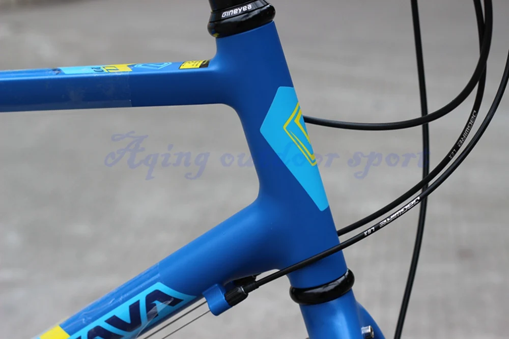 Clearance JAVA LIMIITED CL 20" Minivelo Bike Hydraulic Disc Brake Uniex High Quality Urban 406 City Mini velo Bicycle 18 Speed Blue 4