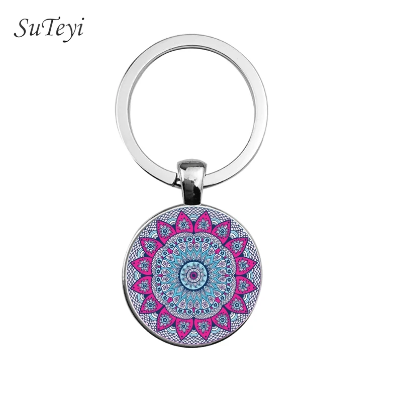Meditation Jewelry Handbag Keychain Key Chain Key Ring Fashion