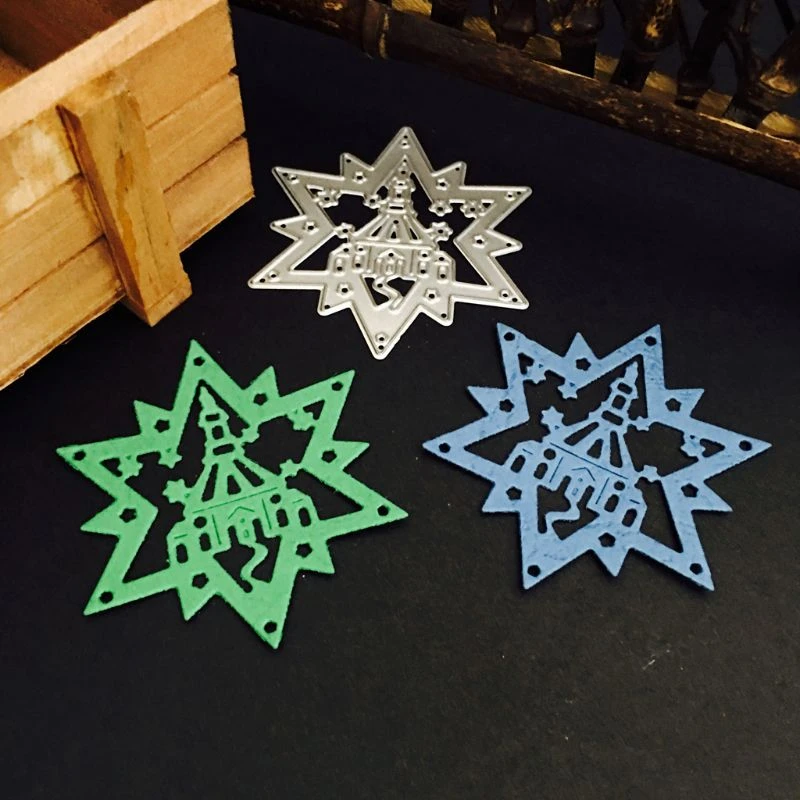 Star Cutting Dies Stencil DIY Scrapbooking Album Paper Card Craft Embossing