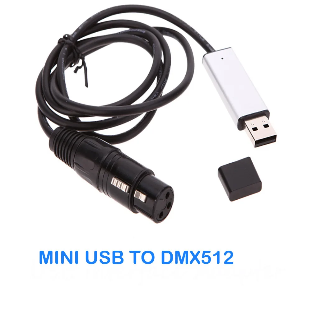 

USB To DMX Interface Adapter Controller DMX512 Computer Stage-Lighting Control Usb Adapter Usb Extension Cable Dropshipping