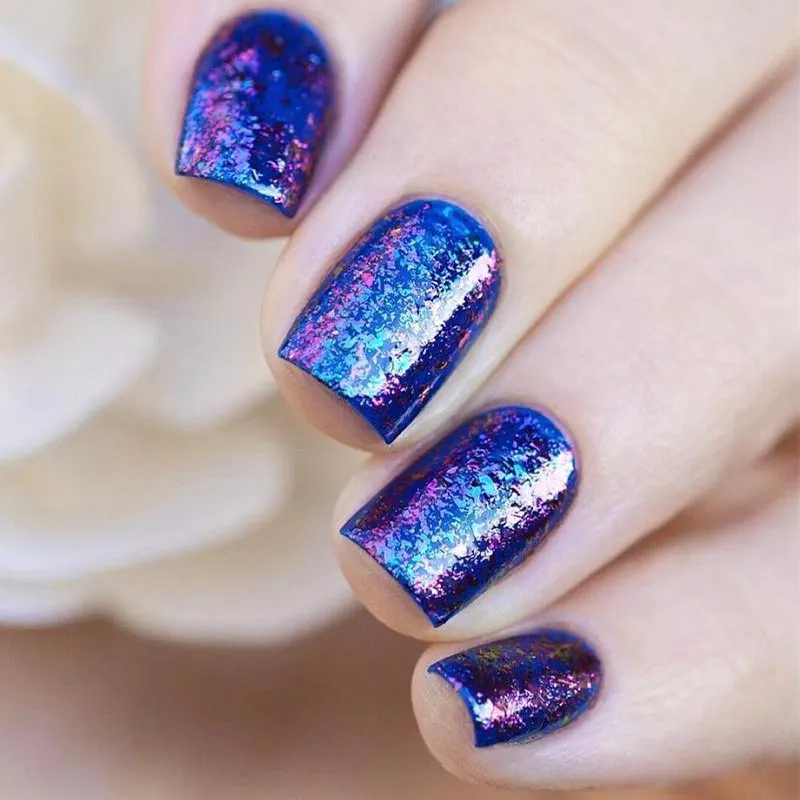 

0.2gram Mermaid Effect Nail Flake Chameleon Flakies Unicorn Multichrome Glitters Galaxy Powder Nail Art Decoration