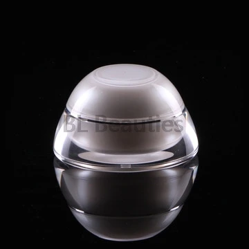 

15g 30g 50g Pagoda Cosmetic Empty Acrylic Jar Cream Container Plastic Red Pear White Bottles Cosmetic Eye Face Cream Bottle