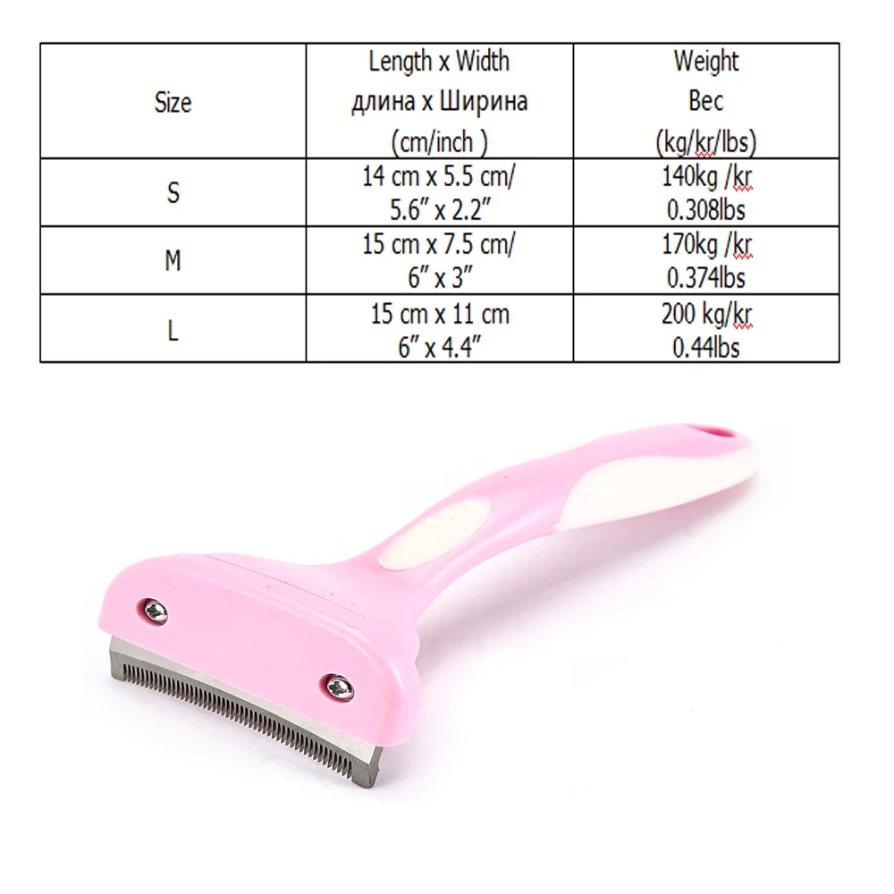 Steel Comb Pet Dog Cat Hair Cleaning Product Brush Grooming Dog Puppy Removal Clean Up Cleaner Comb Supplies Accessories  1