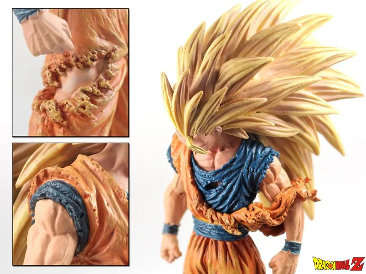 Экшн Фигурка Сон Гоку из аниме Супер сайян 3 21 см|son goku|super saiyan 3anime dragon ball |