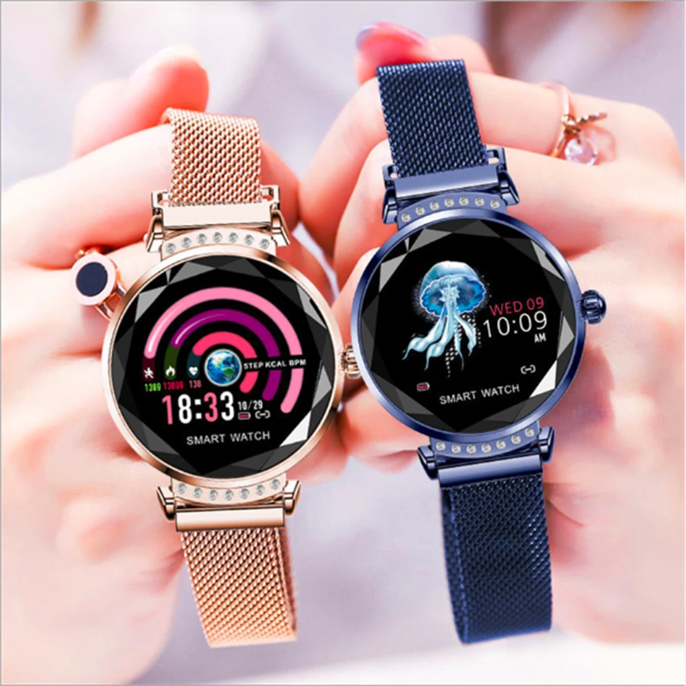 

H2 Smart Watch 2019 Fashion Smartwatch Lady Bluetooth Heart Rate Monitor Multiple Sport Mode Smart Watch Women Bracelet Female