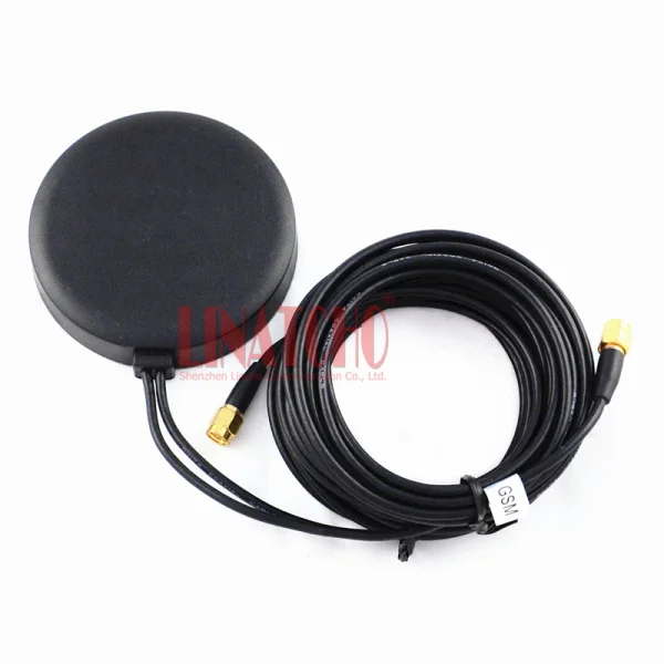 Автомобильный gps gsm комбо антенна 3 м Cable1575.42MHz 824-894 МГц/1710-1990 МГц sma разъем