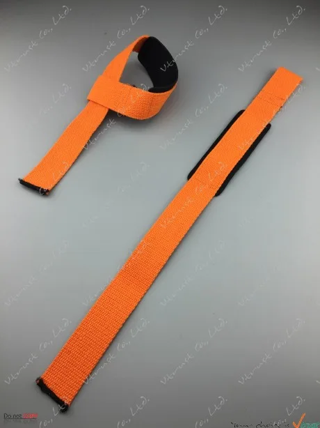 1 пара ремень для тяжелой атлетики/ремешок для поддержки запястья рук/ремни для тренажерного зала/поддерживающий пояс для тяжелой атлетики - Цвет: Оранжевый