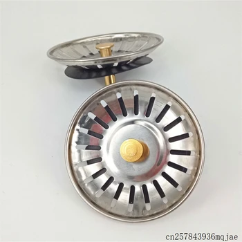

100pcs Kitchen Sink Strainer Stopper Filter Kitchen Tool Waste Plug Sink Hole Filter Sink Stainless Steel
