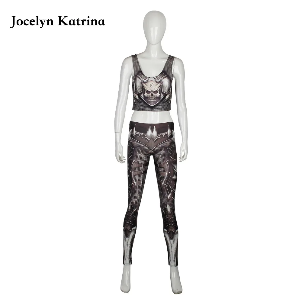 

Jocelyn Katrina Women's Tracksuit Running Set Gym Sports Workout Push Up Bra Pants Sportswear Yoga Set Sport Suit Clothing