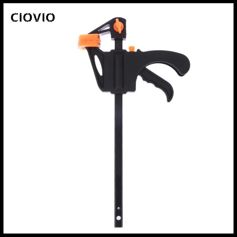 

4 Inch Quick Ratchet Release Speed Squeeze Wood Working Work Bar Clamp Clip Kit Spreader Gadget Tool DIY Hand Woodworking