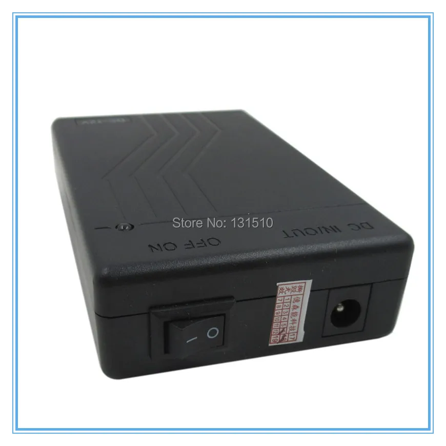 DC 12 В 4800 мАч литиевая аккумуляторная батарея/резервного mobile power для видеонаблюдения DVD MP3 50 шт./лот