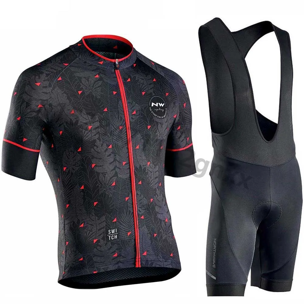 Northwave NW Cycling Jersey Set Summer Short Sleeve triathlon Bicycle Cycling Clothing Breathable New Ropa Ciclismo Maillot - Цвет: 16