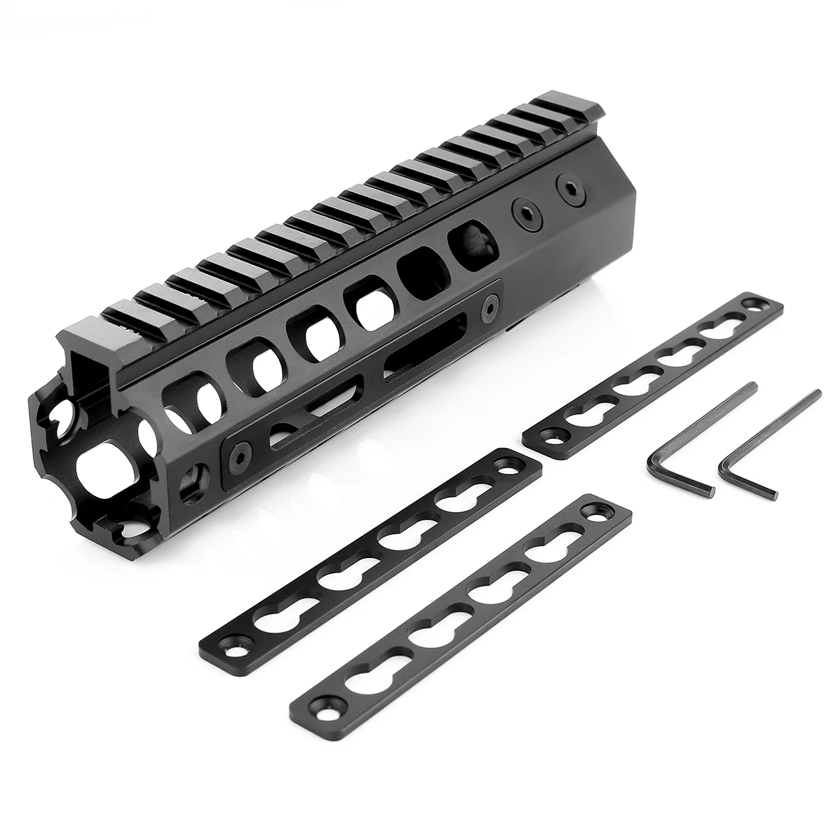 Magorui 7 &quot12&quot tactacl AR15 Keymod &amp M Lok Free Float Handguard Picatinny Rail для крепления прицела замена