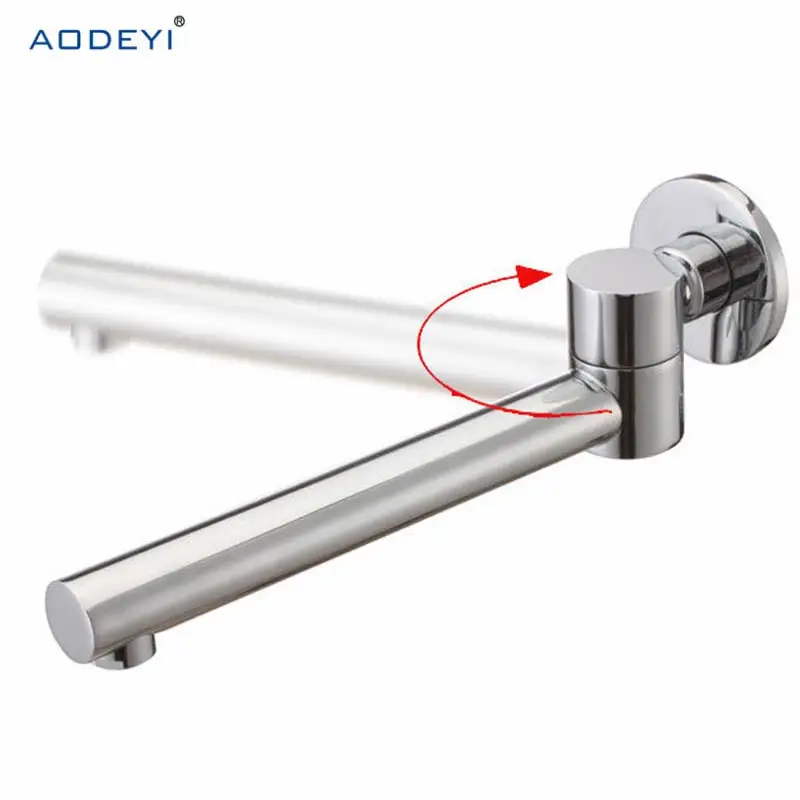Günstige AODEYI Chrom Massivem Bass Weiblichen Wand Steckdose Solide In Wand Montiert badewanne Dusche Mixer Wasserhahn Auslauf Füllstoff Bad 05  065