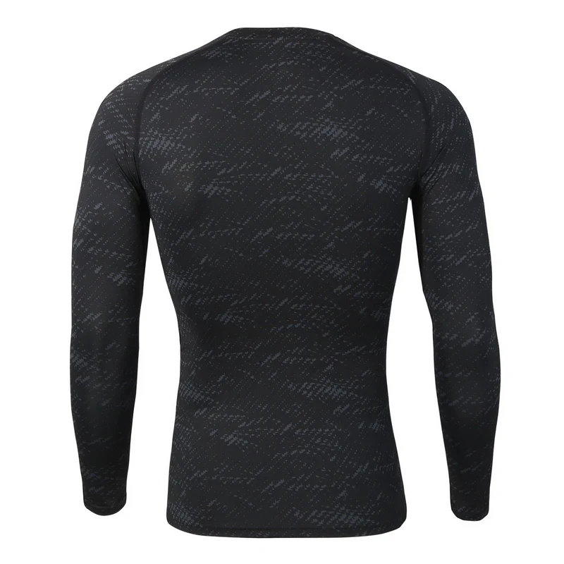 Fannai компрессионная камуфляжная футболка для бега для мужчин, спортивная одежда для фитнеса, плотная Спортивная одежда для мужчин s, тренировочная рубашка с длинными рукавами для сухой посадки AM310