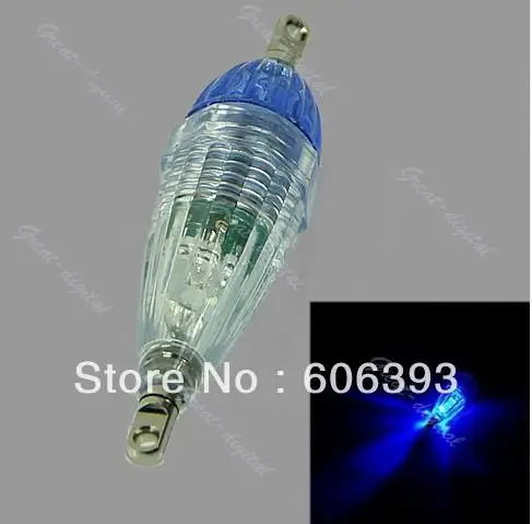 

M112-"hot hot 1 Pcs LED Mini Deep Drop Underwater Fishing Squid Bait Lure Light Blue Flashing