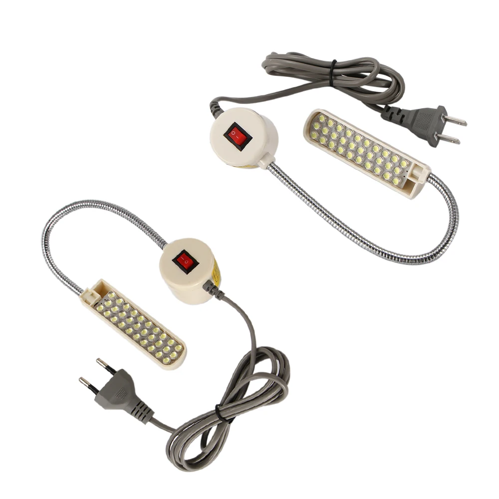 

LED Multipurpose Worklight For Sewing Machines Lathes Drill Presses Desk Lamps Secure Magnetic Mount Flexible Gooseneck Arm