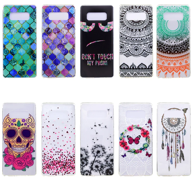 iTien Good Quality TPU Silicone For Samsung Galaxy Note 8 Cover Protective Pouch Bag Gel Skin Case |
