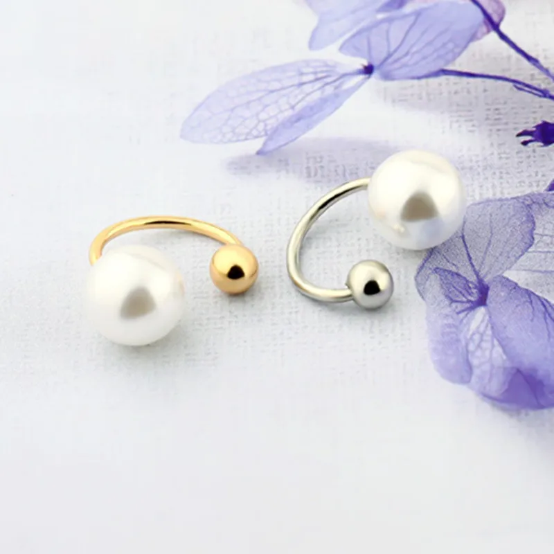 Ear Clip Earrings Clip Earrings Ear Clip New Brincos Clip Earing Simulated Pearl Ear Cuff Earrings For Women Girl Jewelry Gift